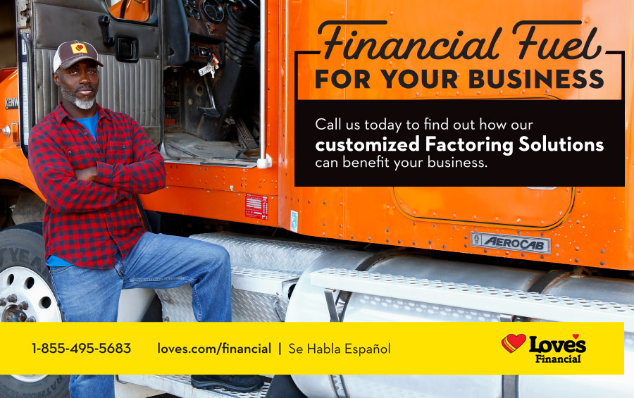 Sign up today to Freight Factor With Love's Financial